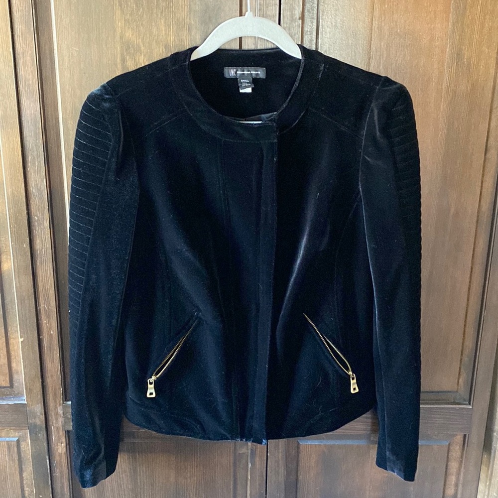 Velvet like jacket
